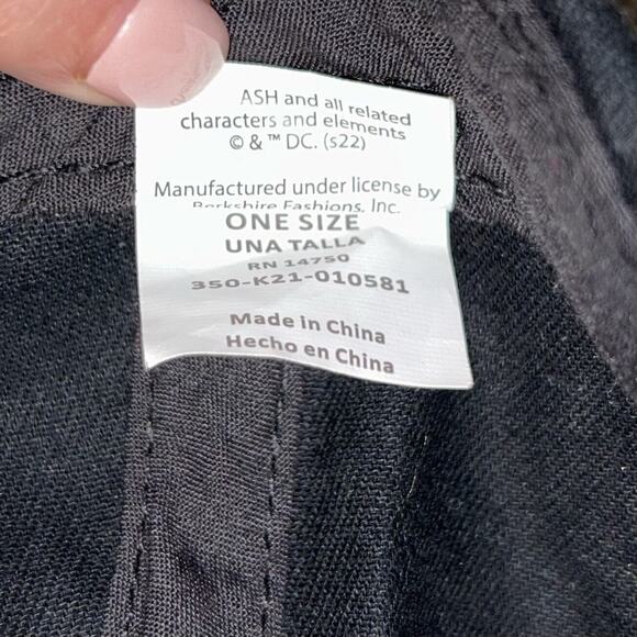 DC Comics The Flash Youth Hat Baseball SnapBack Cap Black Red Lightning Bolt - Picture 11 of 11